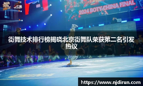 街舞技术排行榜揭晓北京街舞队荣获第二名引发热议